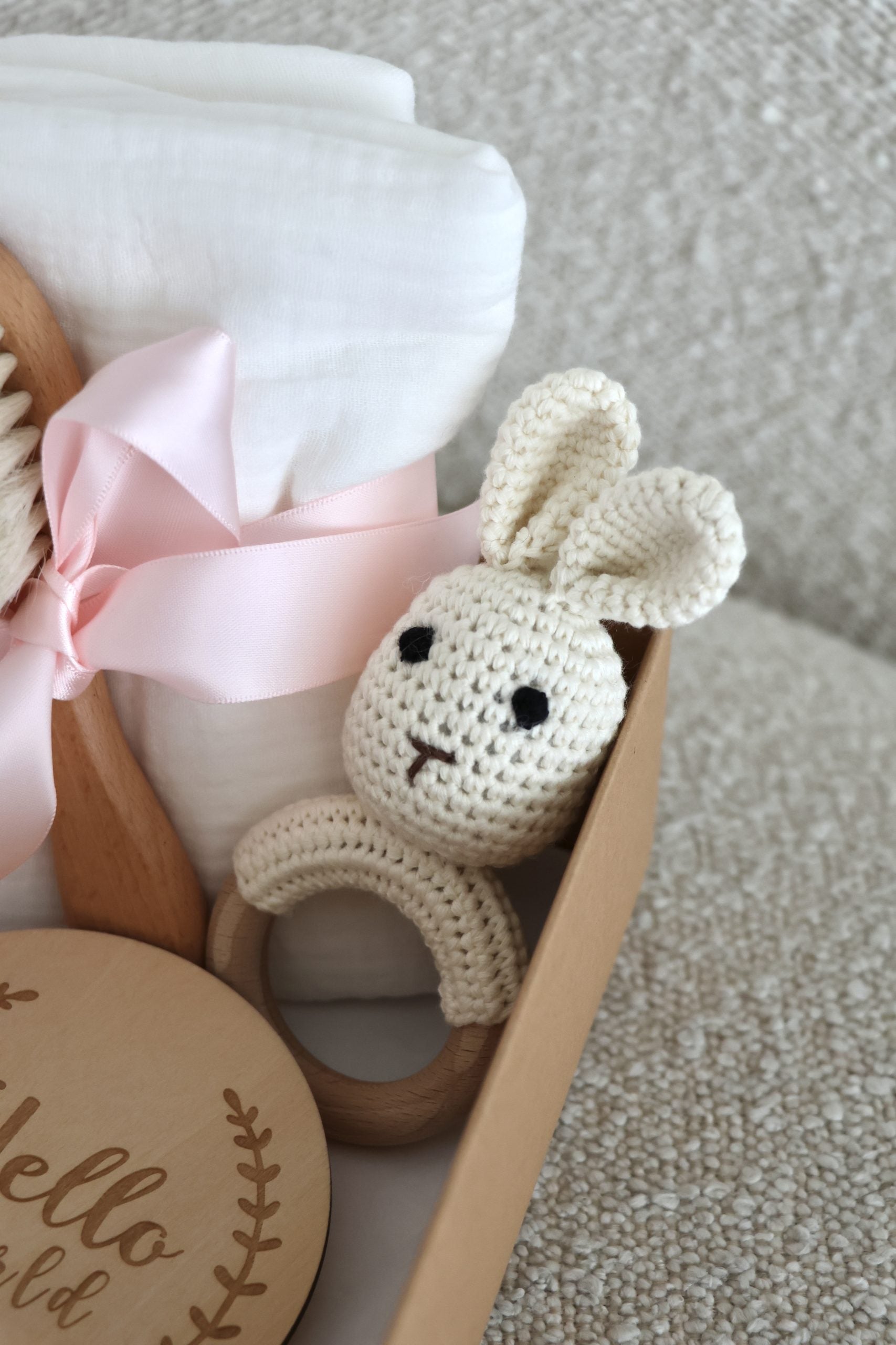 Crochet Giftbox Bunny